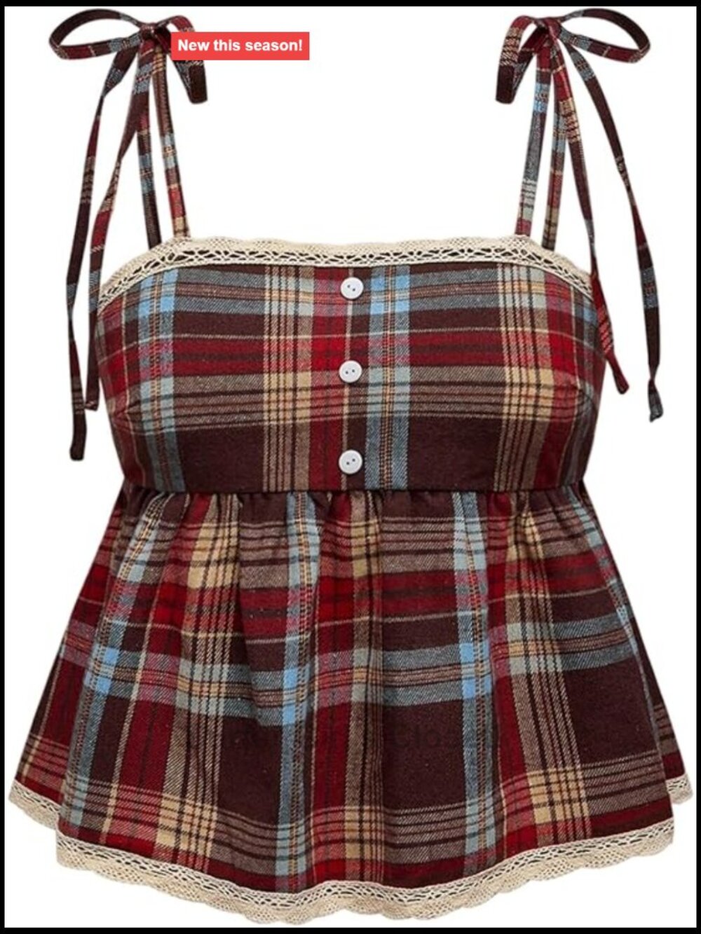 Plus Size Smocked Babydoll Tank Top Peplum Camisole